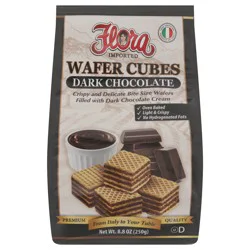 Flora Dark Chocolate Wafer Cubes 8.8 oz