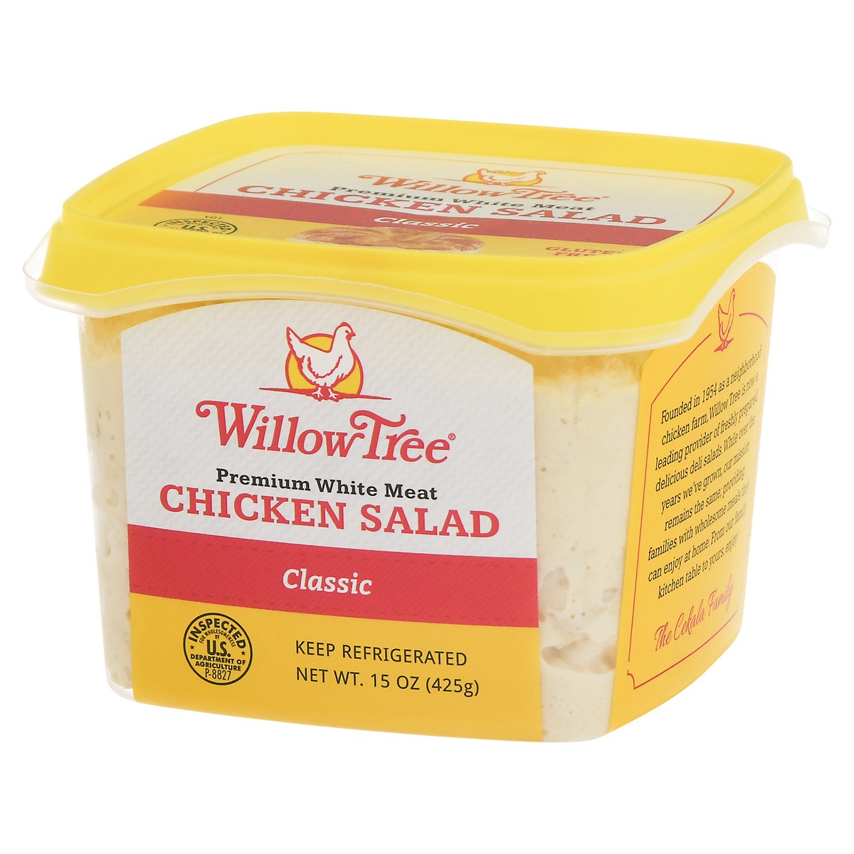 slide 7 of 13, Willow Tree Poultry Farm Chicken Salad Premium White Meat Classic, 15 oz