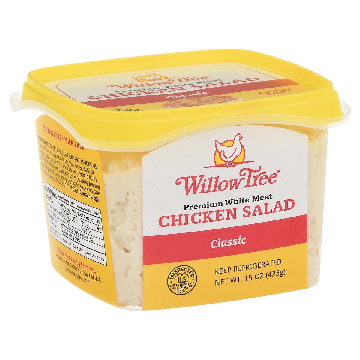 slide 8 of 13, Willow Tree Poultry Farm Chicken Salad Premium White Meat Classic, 15 oz