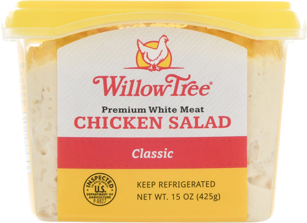 slide 1 of 13, Willow Tree Poultry Farm Chicken Salad Premium White Meat Classic, 15 oz
