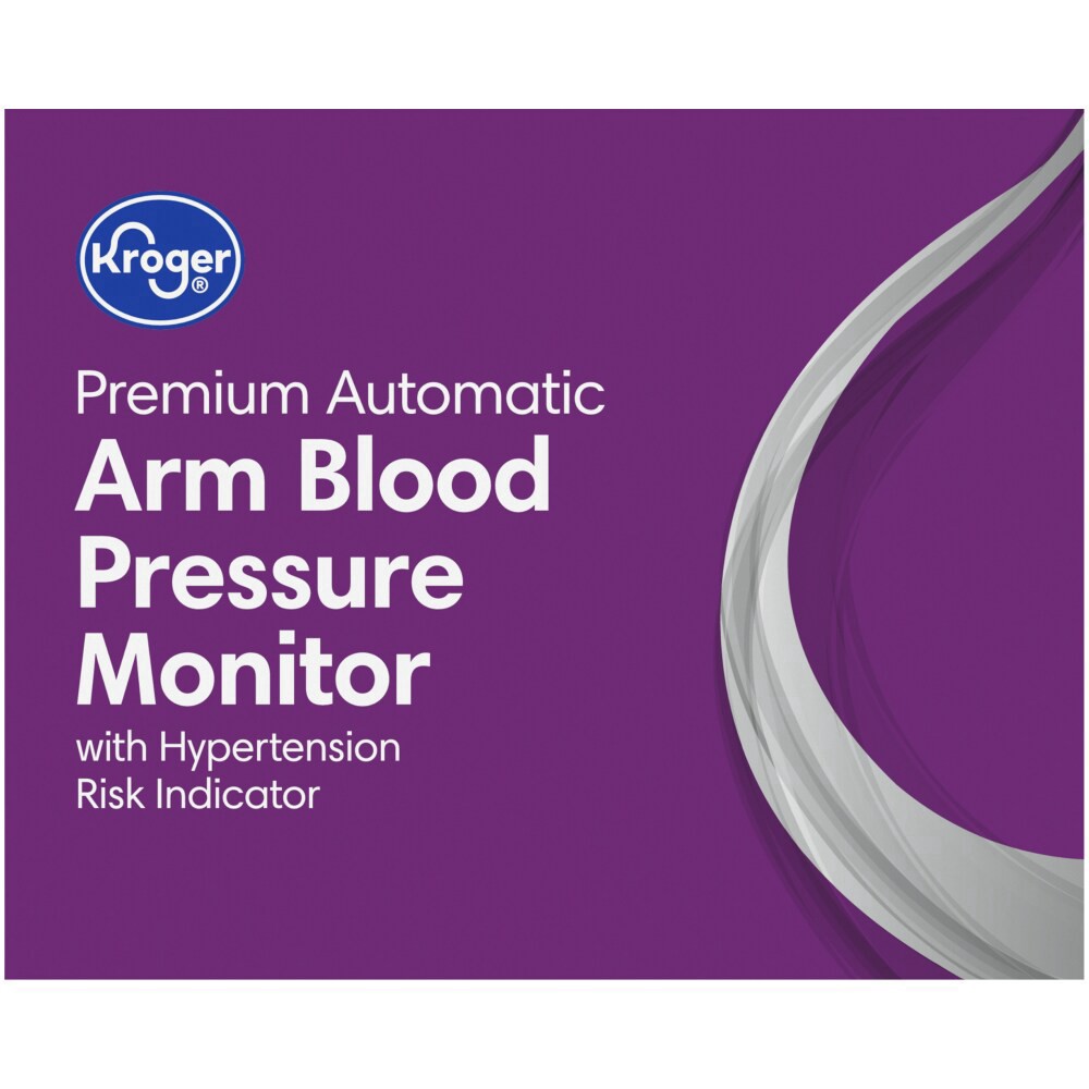 slide 5 of 5, Kroger Premium Automatic Blood Pressure Monitor, 1 ct