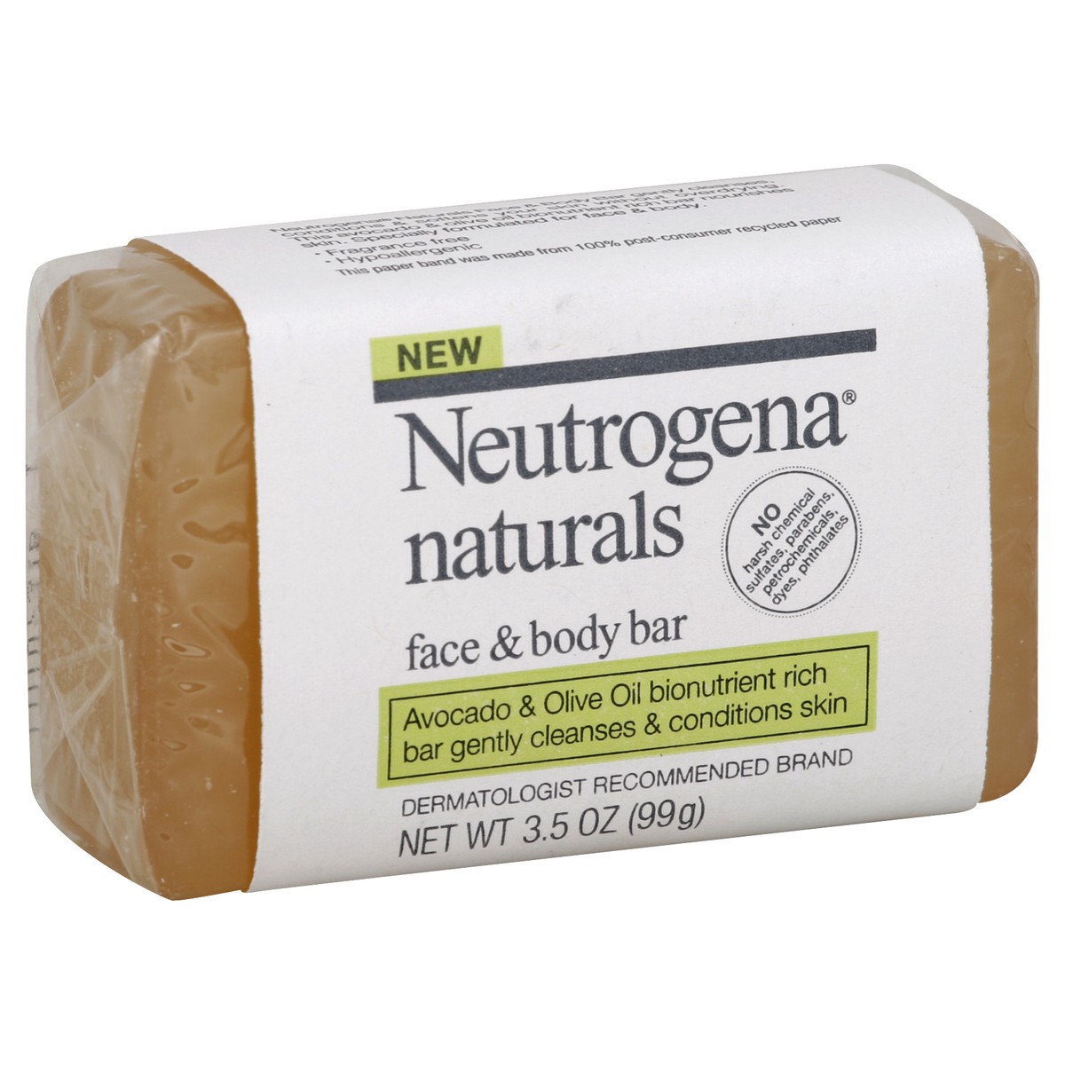 slide 4 of 5, Neutrogena Face & Body Bar 3.5 oz, 3.5 oz