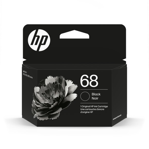 slide 1 of 2, Hp 68 Black Original Ink Cartridge, 1 ct