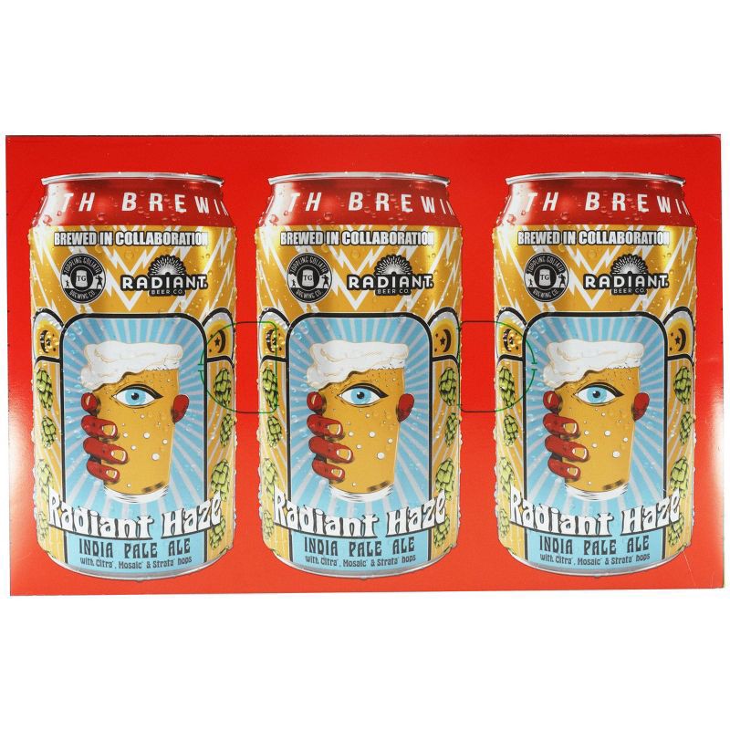 slide 5 of 5, Toppling Goliath Radiant Haze Indian Pale Ale 6 Pack, 6 ct; 12 oz