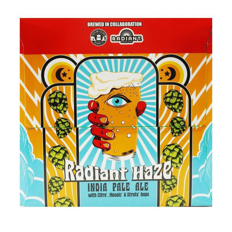slide 3 of 5, Toppling Goliath Radiant Haze Indian Pale Ale 6 Pack, 6 ct; 12 oz