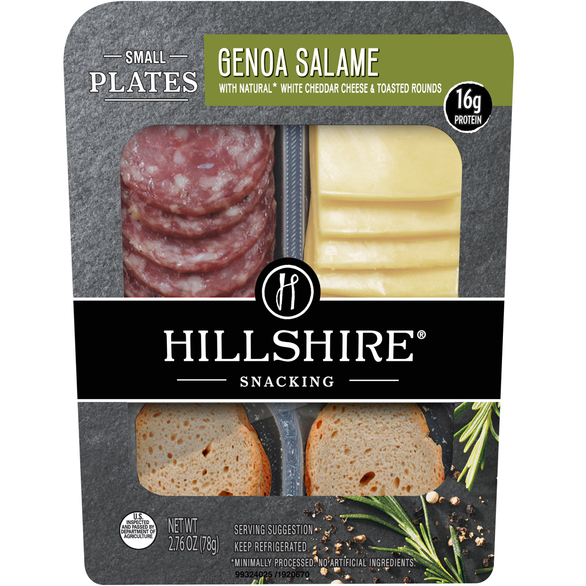 slide 1 of 6, Hillshire Farm Hillshire Genoa Salame Small Plates - 2.76oz, 2.76 oz