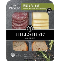 Genoa Salame And White Cheddar Cheese Snack Plate