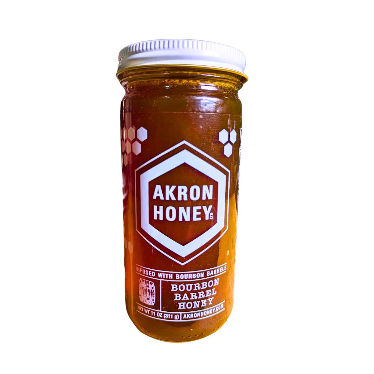 slide 1 of 5, Akron Honey Bourbon Barrel 11Oz, 11 oz