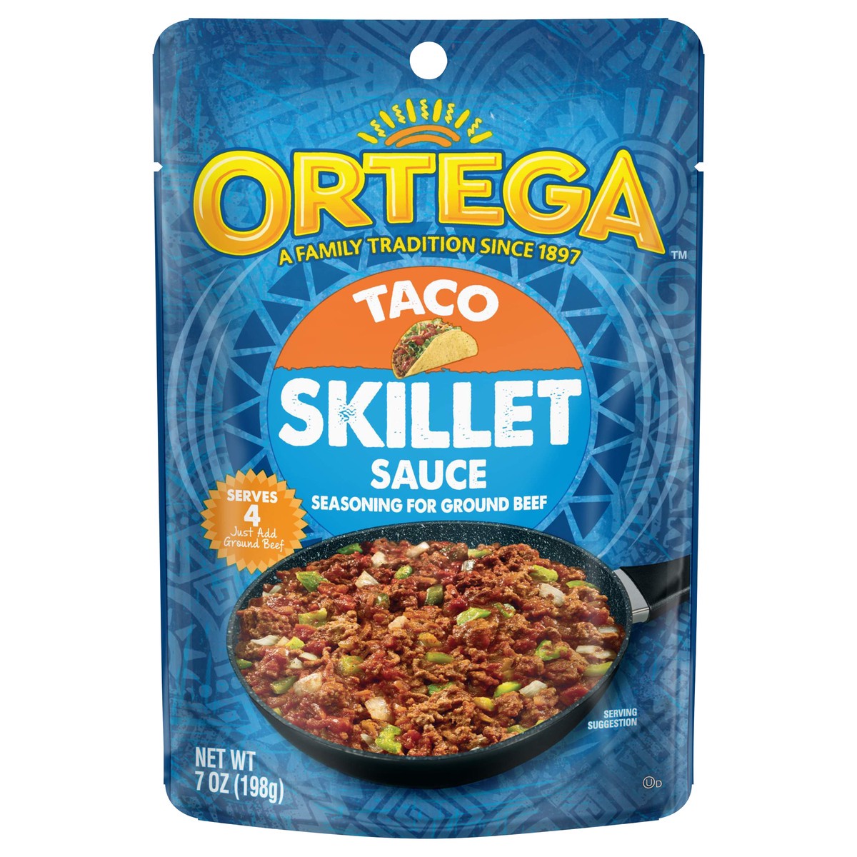 slide 1 of 7, Ortega Taco Skillet Sauce 7 oz, 7 oz