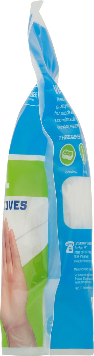 slide 5 of 9, Mr. Clean Latex-Free Vinyl Disposable Gloves 30 ea, 30 ct