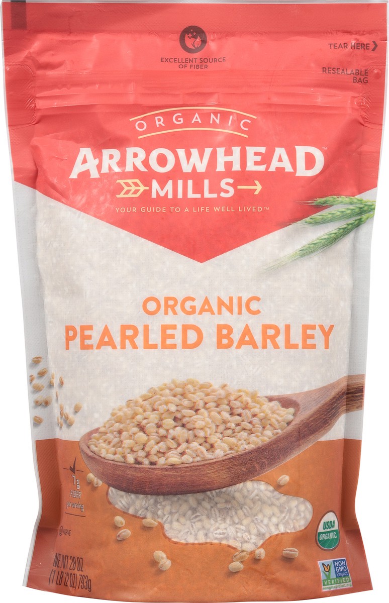 slide 4 of 14, Arrowhead Mills Organic Pearled Barley, 28 Oz Bag, 1 ct