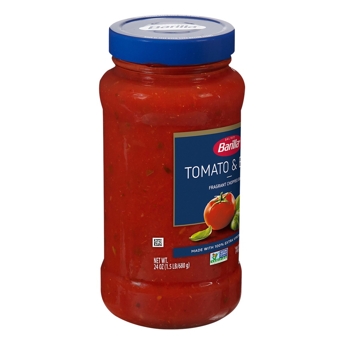 slide 2 of 9, Barilla All Natural Tomato & Basil Pasta Sauce, 24 oz