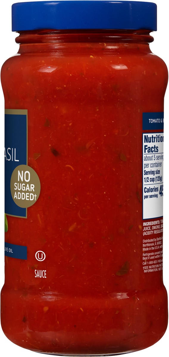 slide 8 of 9, Barilla All Natural Tomato & Basil Pasta Sauce, 24 oz