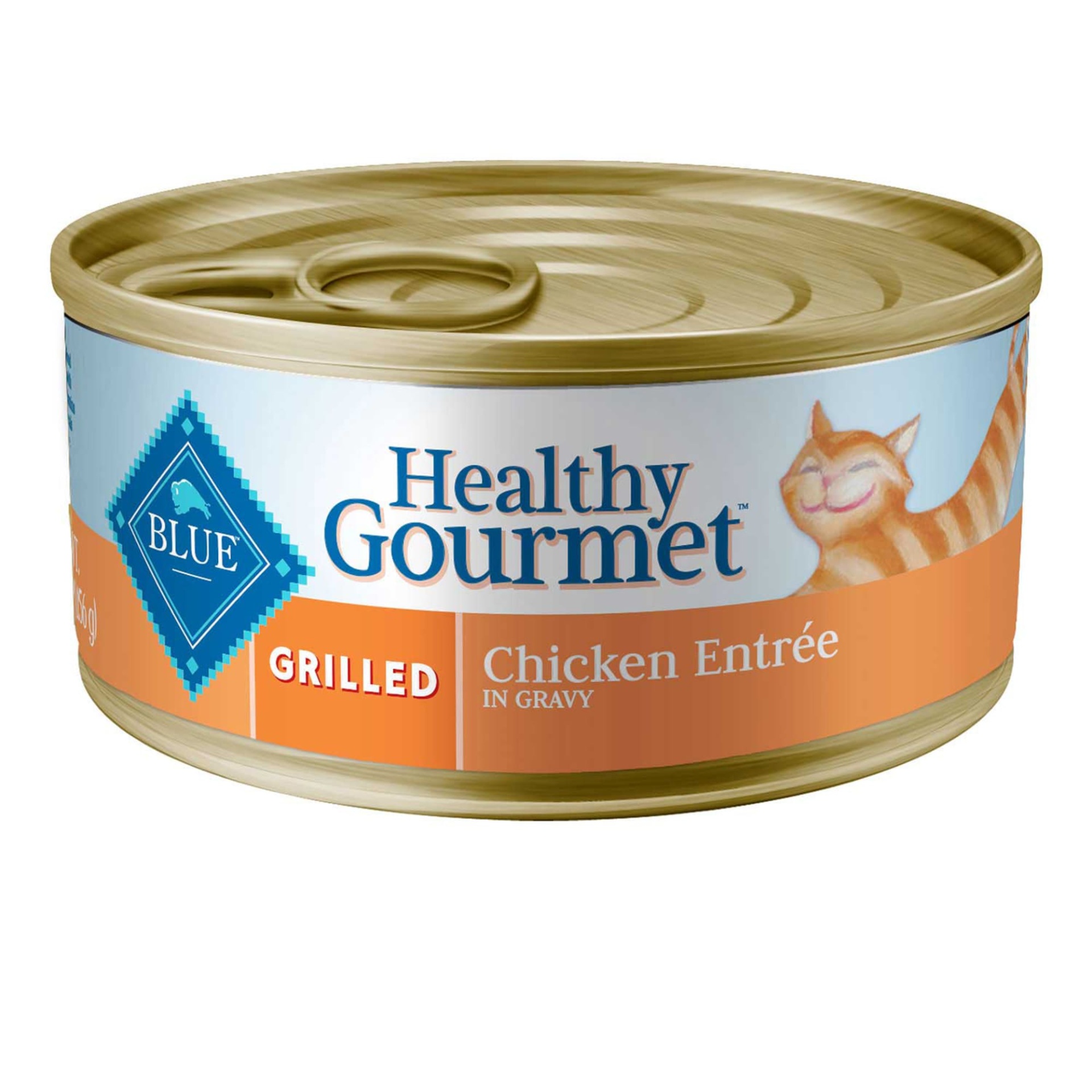 slide 1 of 1, Blue Buffalo Healthy Gourmet Grilled Chicken Adult Canned Cat Food, 5.5 oz