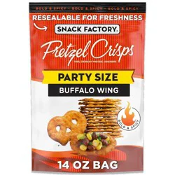 Snack Factory Buffalo Wing Pretzel Crisps