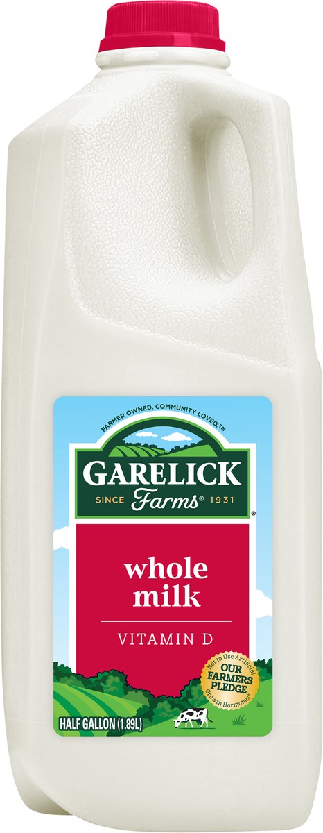 slide 5 of 9, Garelick Farms With Vitamin D Whole Milk, 1/2 gal