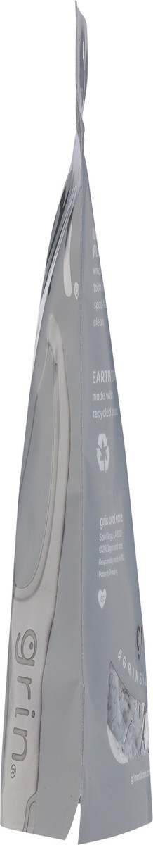 slide 8 of 9, Grin Flosspyx Silver Antibacterial Floss 75 ea, 75 ct