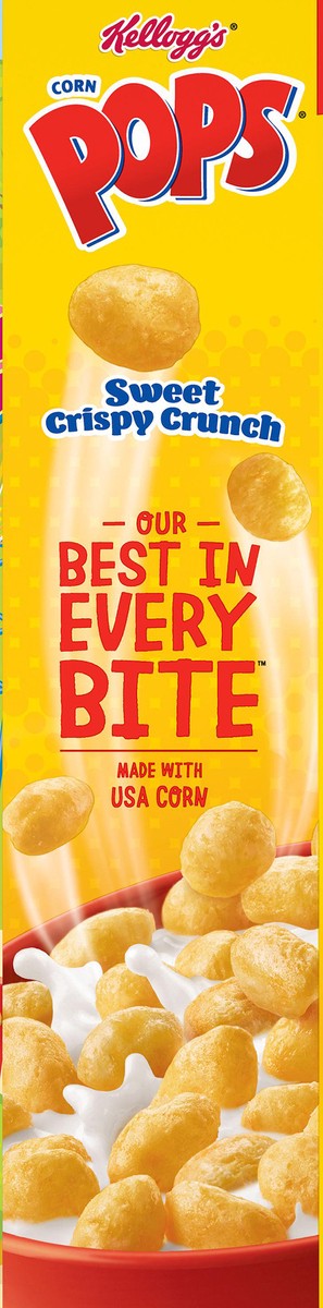 slide 6 of 8, Corn Pops Kellogg's Corn Pops Breakfast Cereal, 8 Vitamins and Minerals, Kids Snacks, Large Size, Original, 14.6oz Box, 1 Box, 14.6 oz