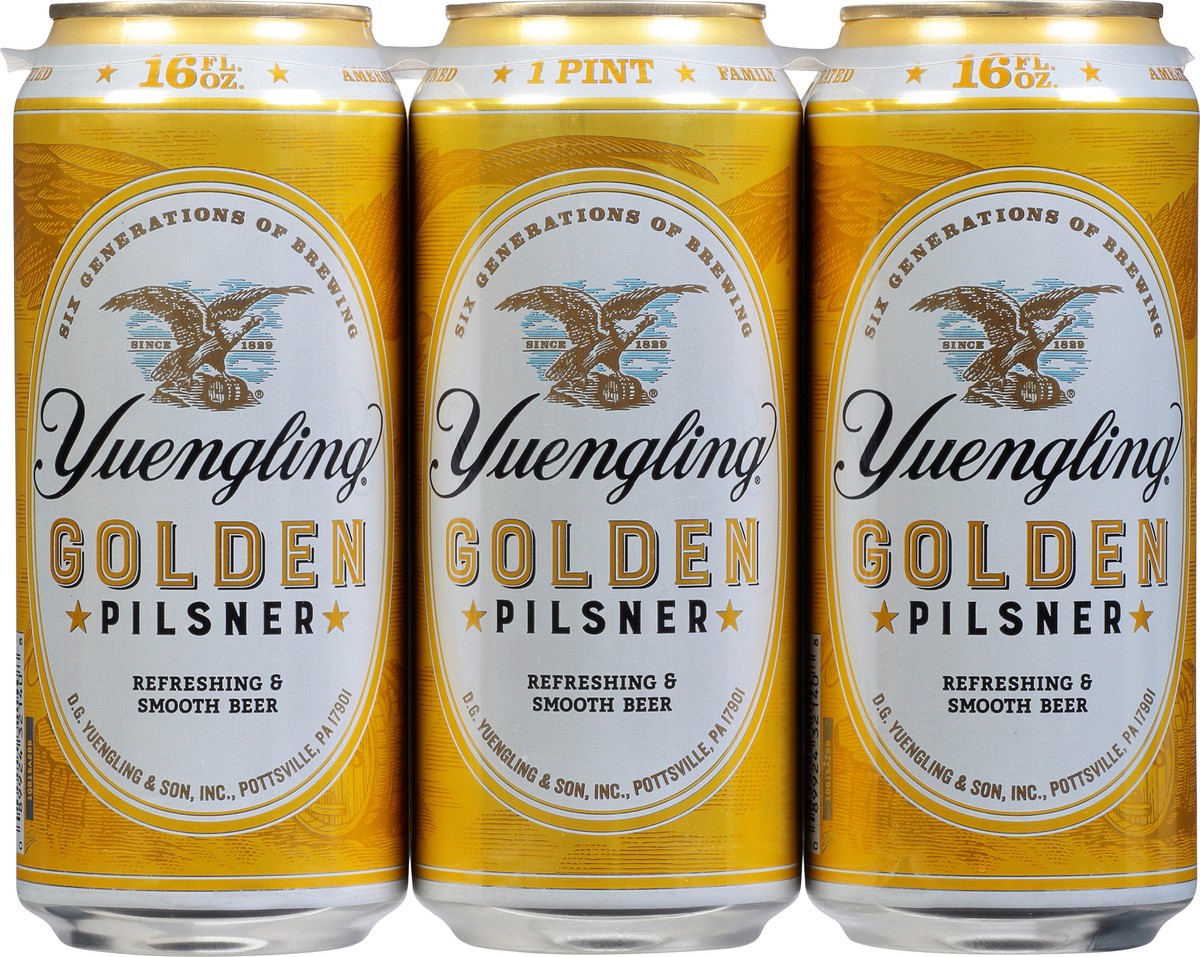 slide 3 of 12, Yuengling Golden Pilsner 6Pk, 96 oz