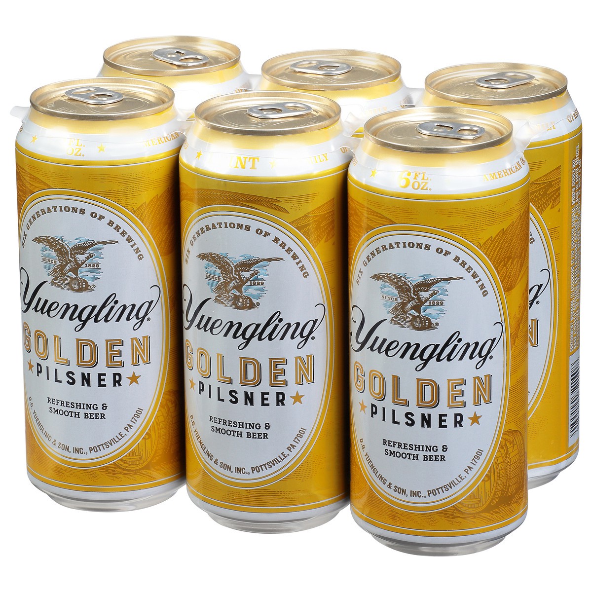 slide 9 of 12, Yuengling Golden Pilsner 6Pk, 96 oz