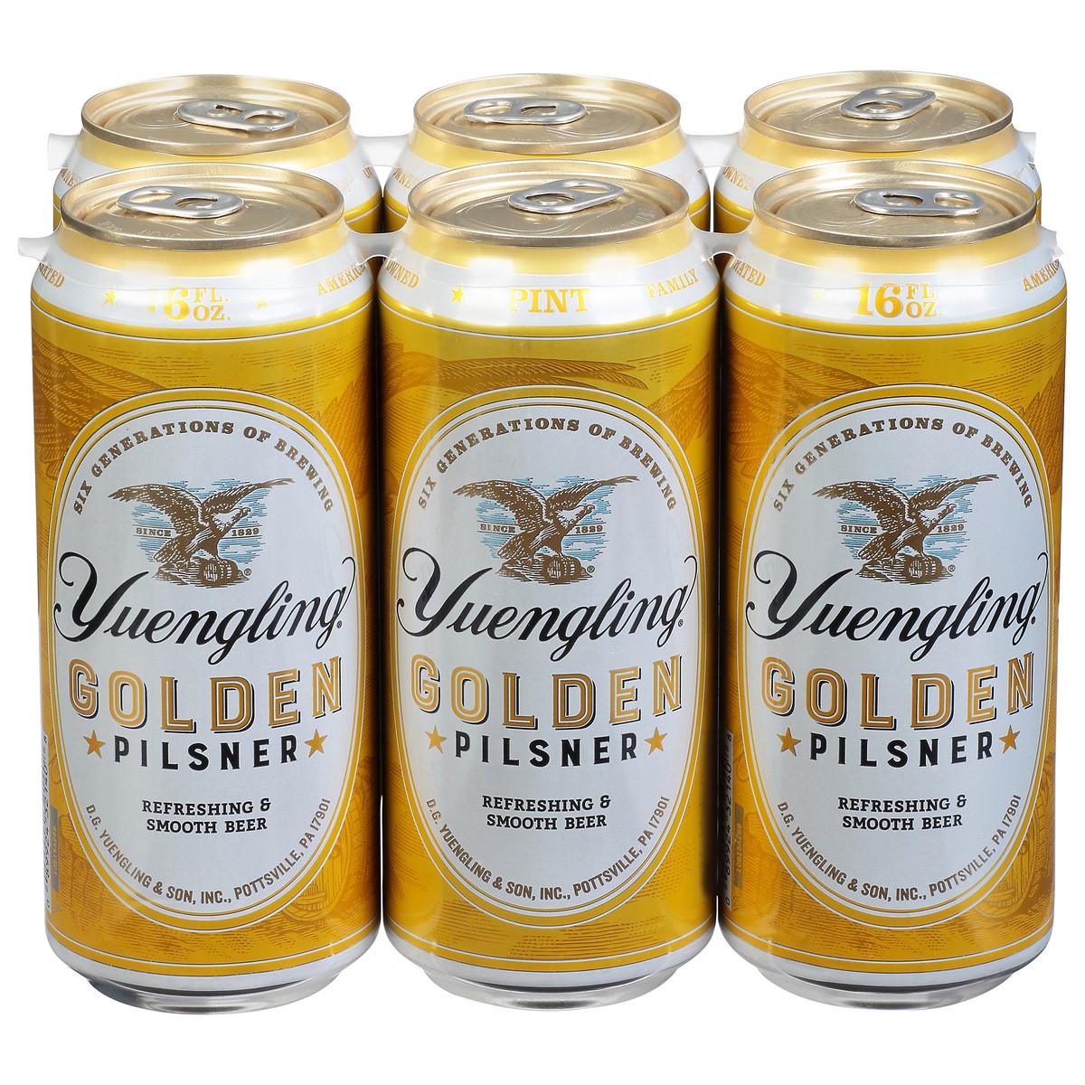 slide 1 of 12, Yuengling Golden Pilsner 6Pk, 96 oz