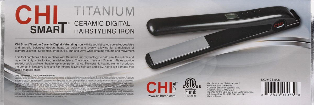 slide 4 of 5, CHI Hairstyling Iron 1 ea, 1 ct