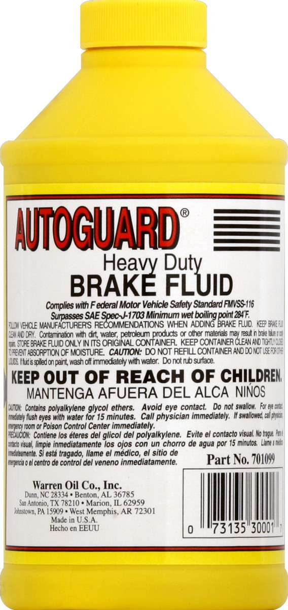 slide 2 of 3, Autoguard Brake Fluid, 12 oz