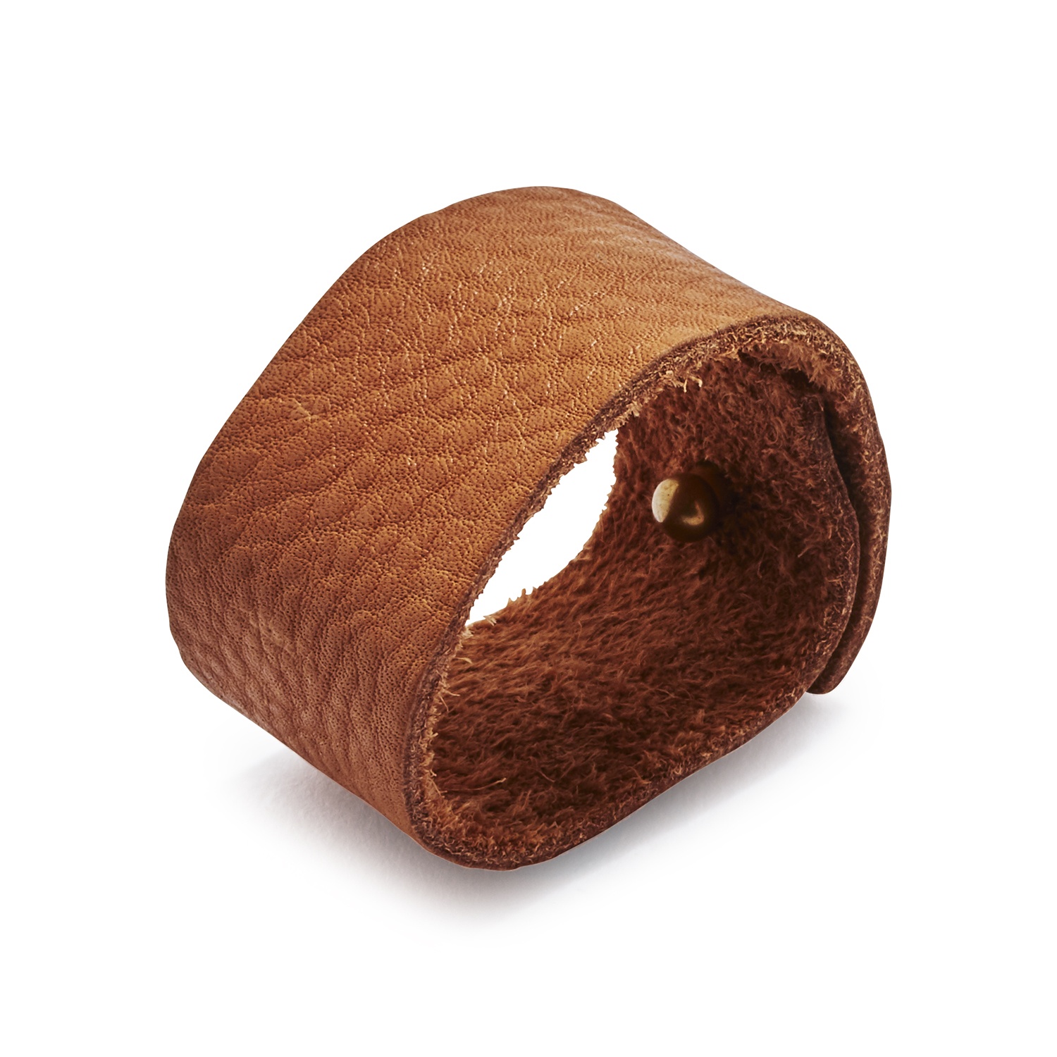 slide 1 of 1, Sur La Table Leather Napkin Rings, 4 ct