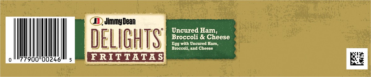 slide 14 of 14, Jimmy DeanDelights Ham, Broccoli & Cheese Frittatas, 6 ct, 12 oz Box, 340.19 g