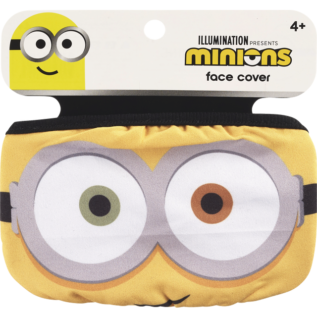 slide 1 of 1, ABG ACCESSORIES 5453 Minions Licensed Face Cover, 1 ct