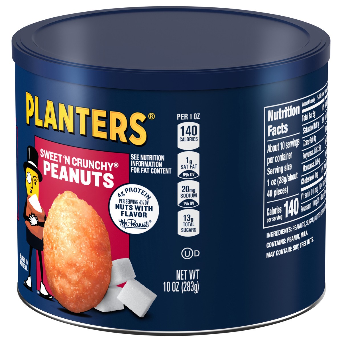 slide 6 of 9, Planters Sweet 'N Crunchy Peanuts 10 oz, 10 oz