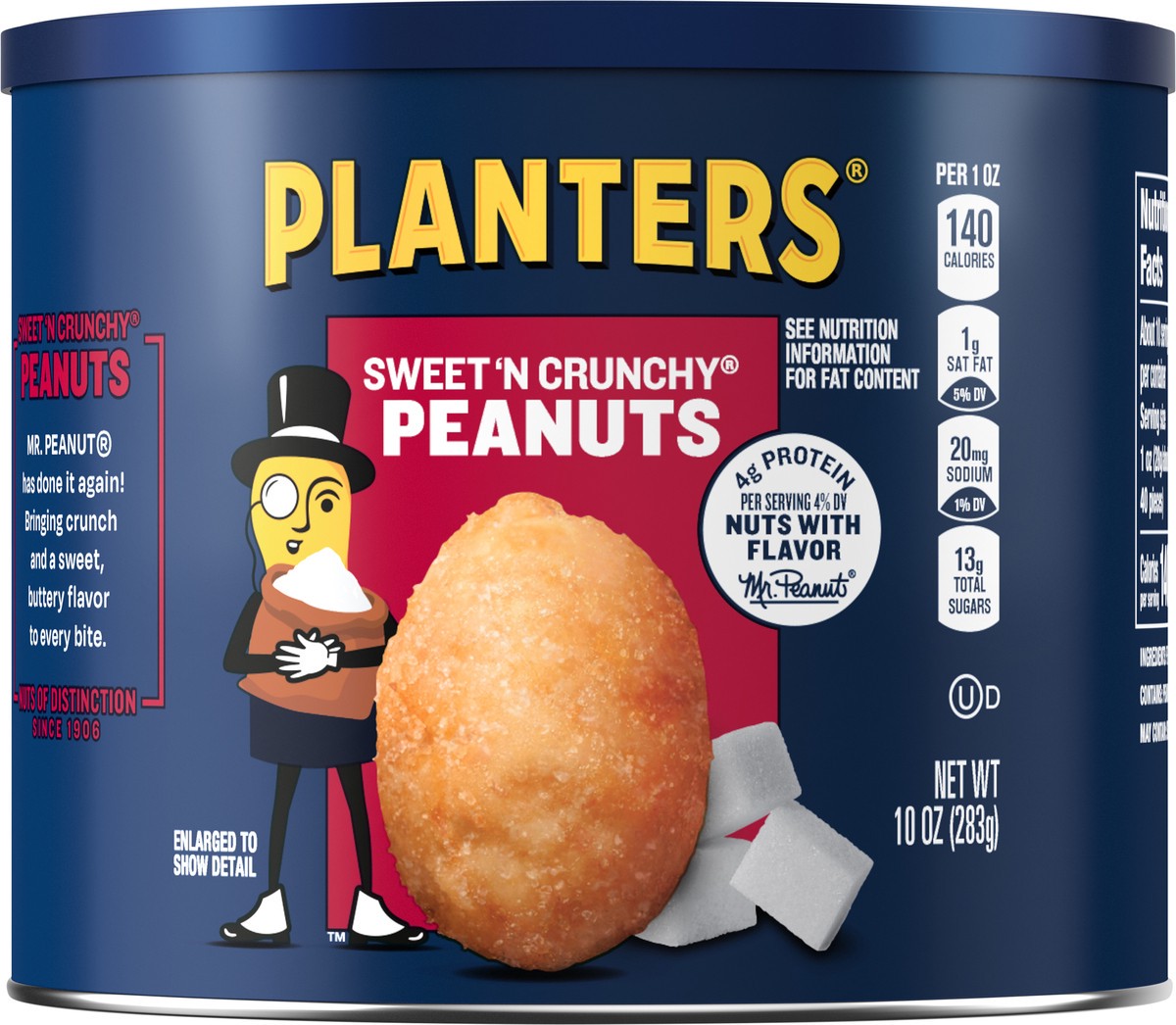 slide 1 of 9, Planters Sweet 'N Crunchy Peanuts 10 oz, 10 oz