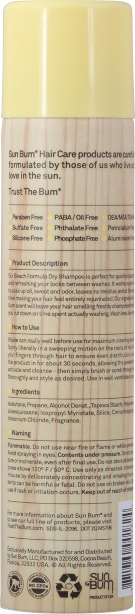 slide 2 of 13, Sun Bum Beach Formula Dry Shampoo 4.2 oz, 6 oz