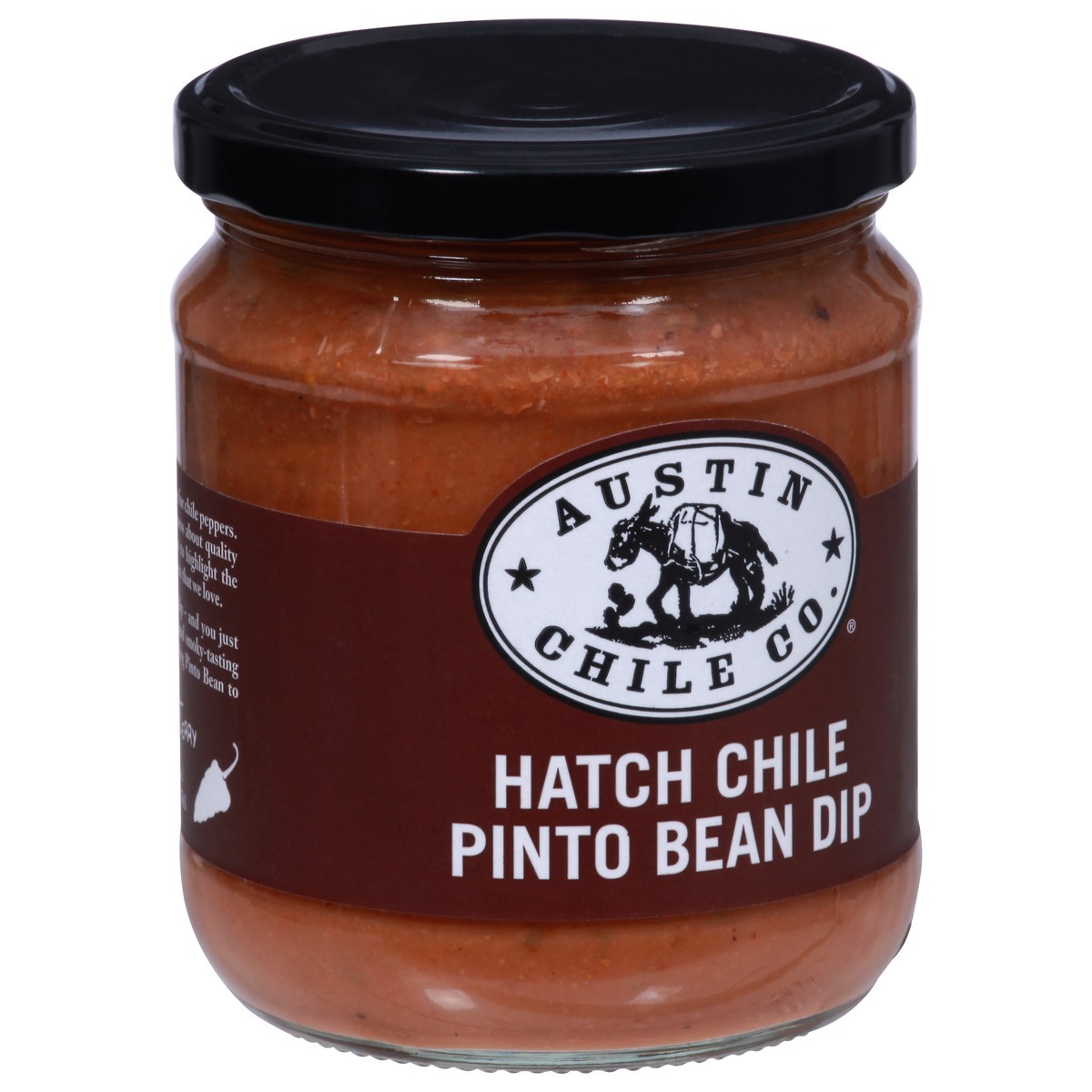 slide 6 of 9, Austin Chile Co. Medium Hatch Chile Pinto Bean Dip 16 oz, 16 oz