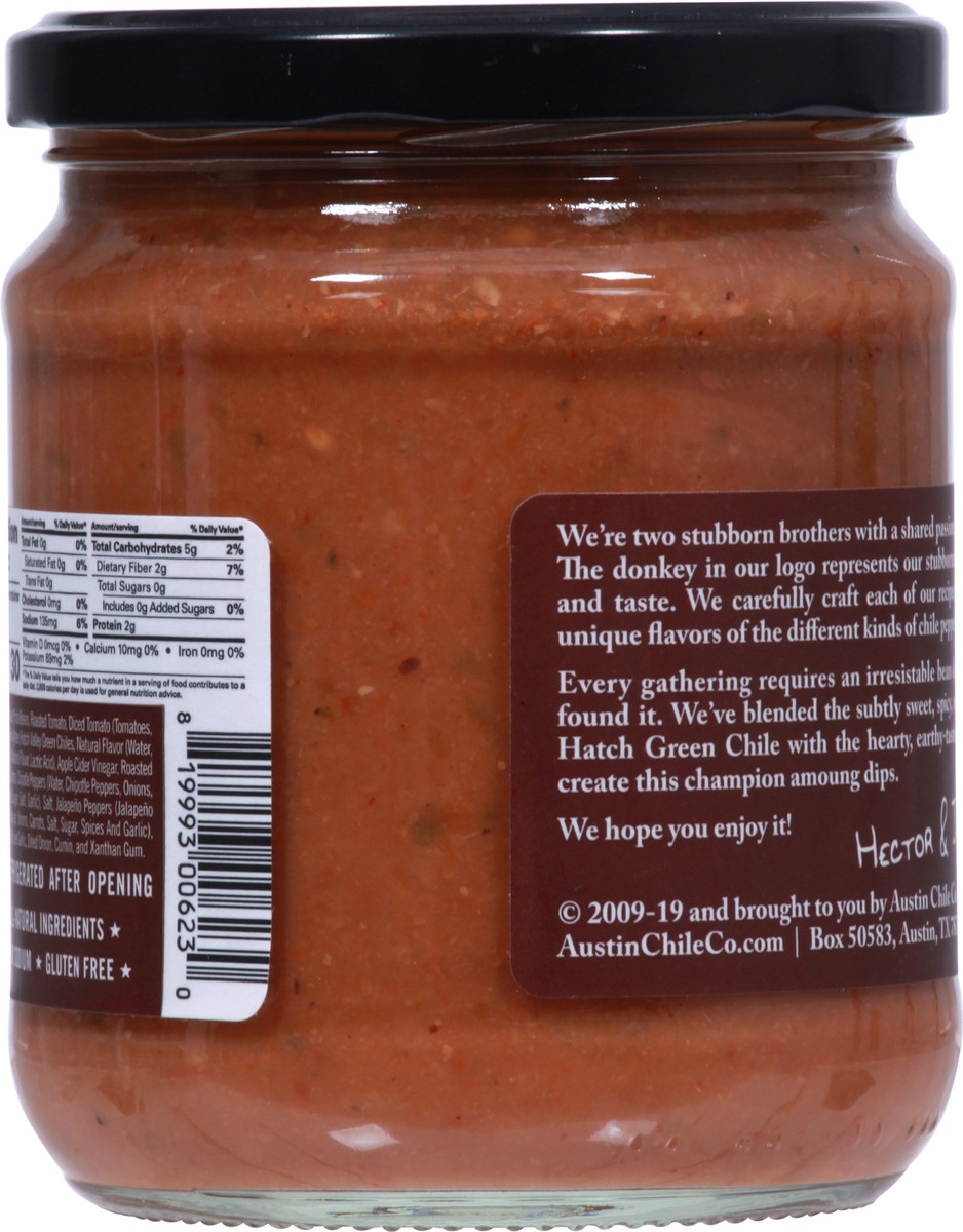 slide 8 of 9, Austin Chile Co. Medium Hatch Chile Pinto Bean Dip 16 oz, 16 oz