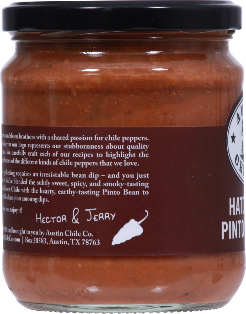 slide 3 of 9, Austin Chile Co. Medium Hatch Chile Pinto Bean Dip 16 oz, 16 oz