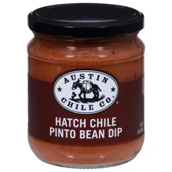 Austin Chile Co. Medium Hatch Chile Pinto Bean Dip 16 oz