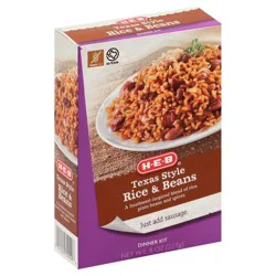 H-E-B Texas Style Rice & Beans Dinner Kit