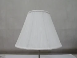 Room & Retreat HOME Mix and Match Shirred Pleat Softback Bell Shade, 8" x 16" x 12"