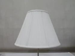 Room & Retreat HOME Mix and Match Shirred Pleat Softback Bell Shade, 8" x 16" x 12"