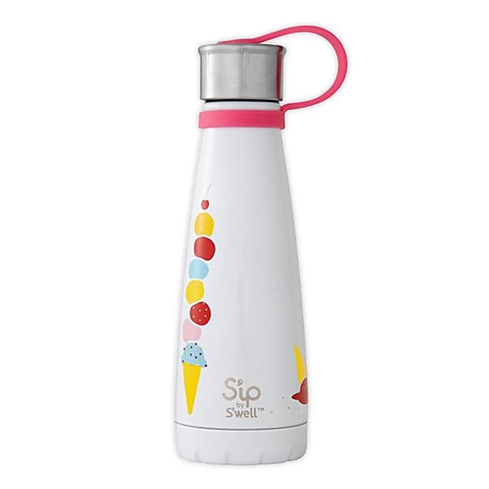 slide 1 of 2, S'ip By S'well The Scoop Water Bottle - White, 10 oz