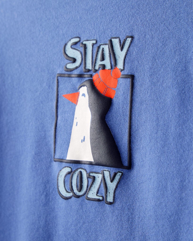 slide 2 of 3, Carter's Toddler Boy Penguin Graphic Tee - Blue Blue 4T, 1 ct