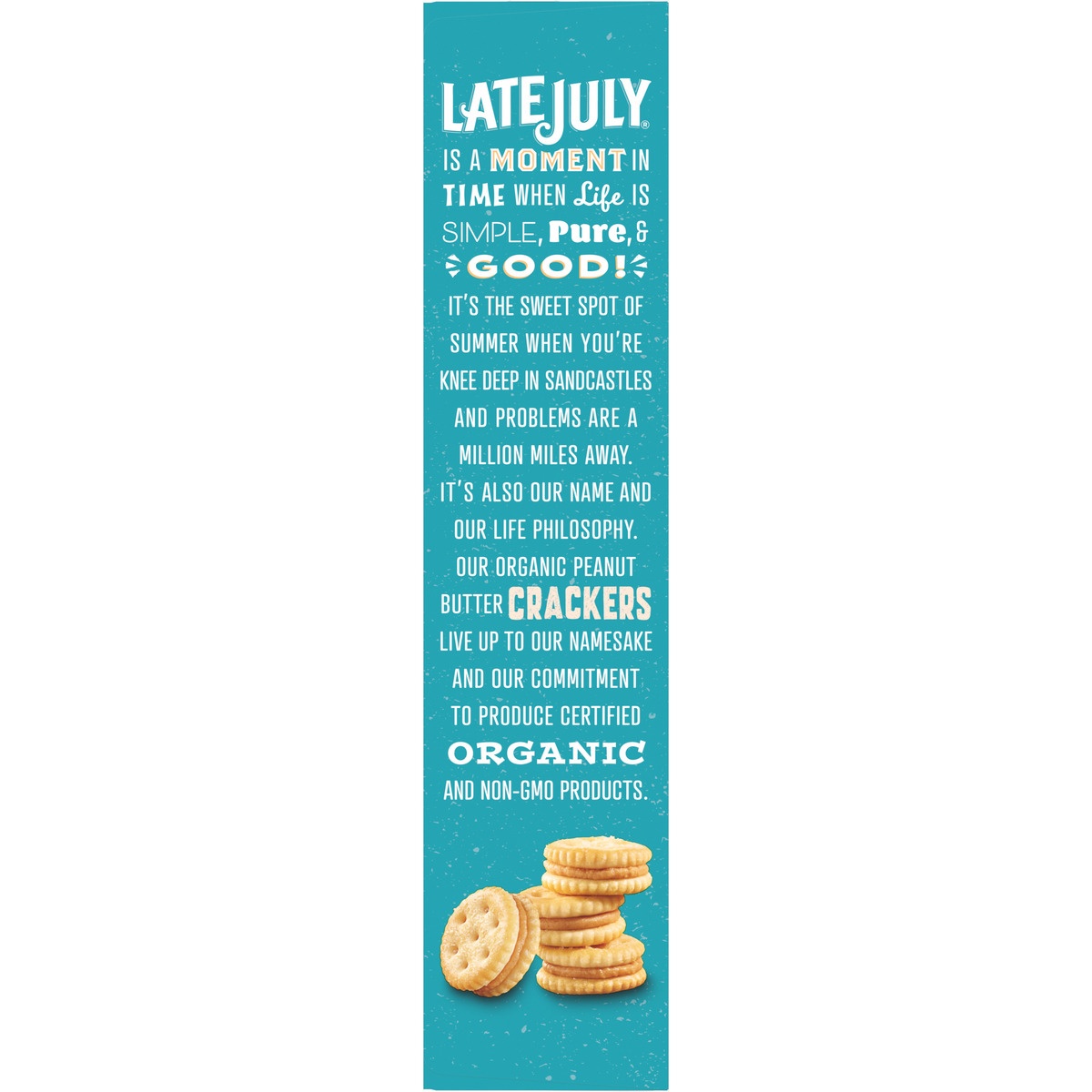 slide 7 of 11, Late July Mini Peanut Butter Sandwich Crackers, 5 oz