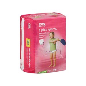 slide 1 of 1, CVS Health Training Pants For Girls 3t-4t, 23 ct