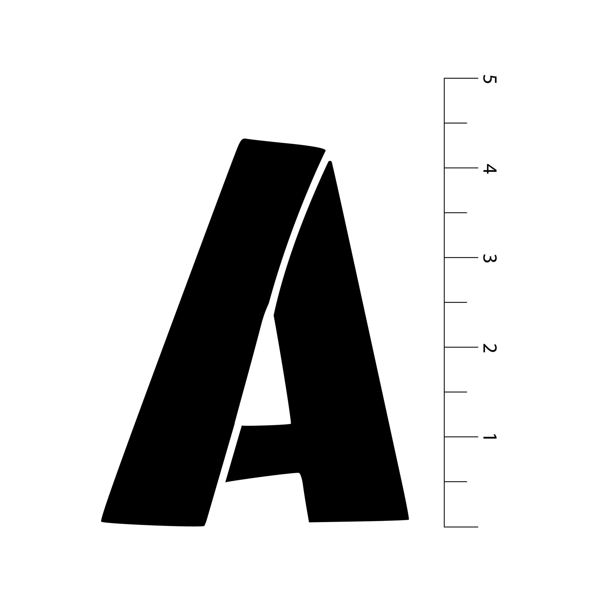 slide 2 of 4, 4" Modern Alphabet Stencils By Craft Smart, 4 in