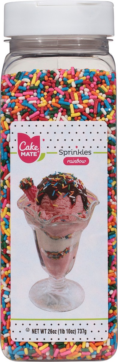 slide 13 of 13, Cake Mate Rainbow Sprinkles 26 oz, 26 oz