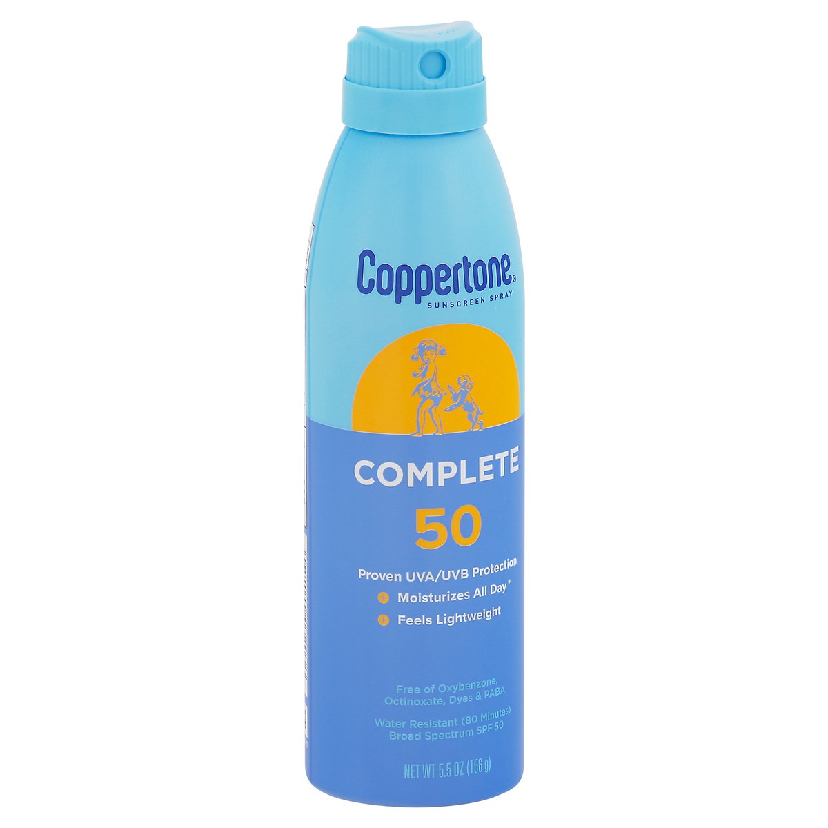 slide 2 of 9, Coppertone Complete Spray SPF 50 - 5.5 Oz, 5.5 oz