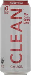 Clean Cause Cherry Lime Yerba Sparkling - 16 oz