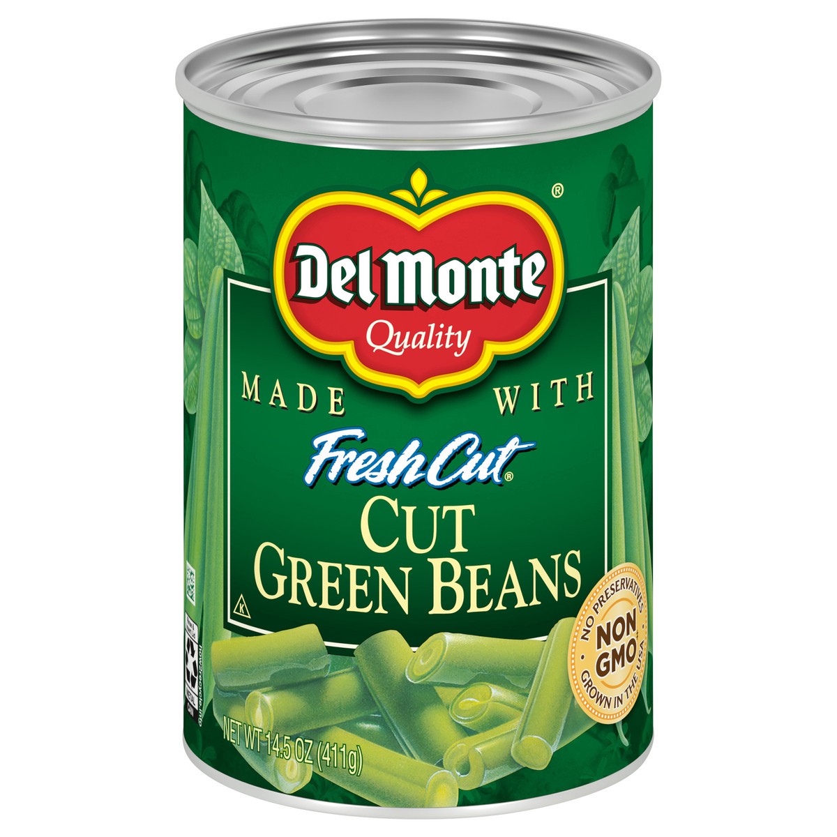 slide 1 of 3, Del Monte Cut Green Beans - 15.5oz, 15.5 oz