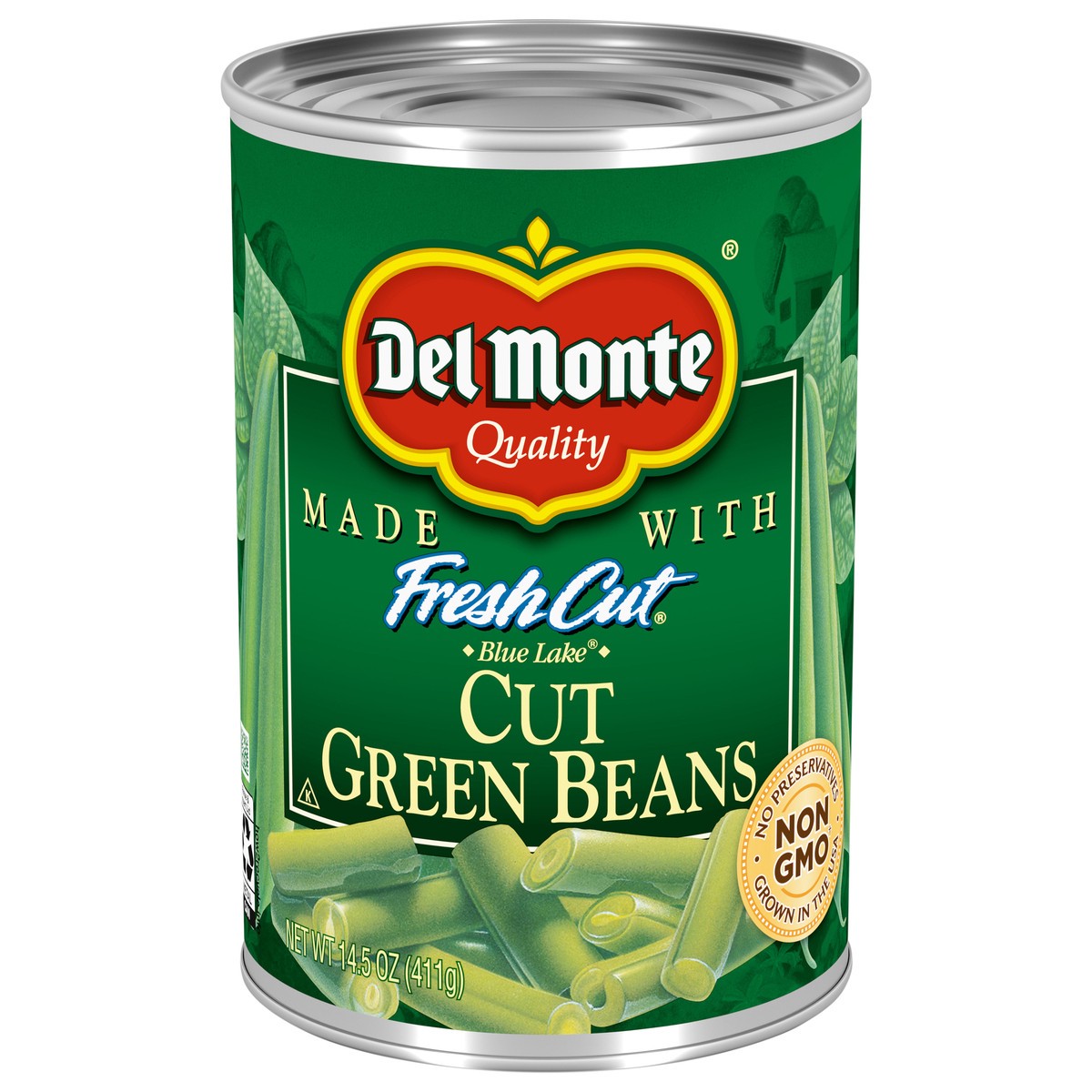 slide 1 of 3, Del Monte Blue Lake Cut Green Beans 14.5 oz Can, 14.5 oz